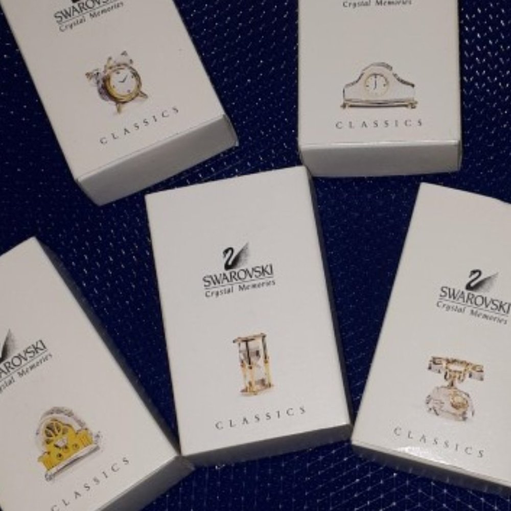 Swarovski Miniature Collectibles- Set of 5